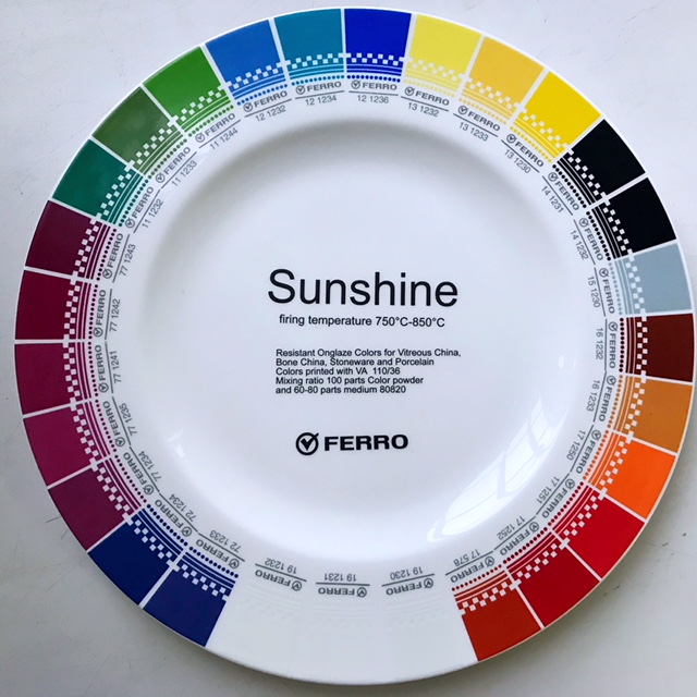 Надглазурні фарби Sunshine