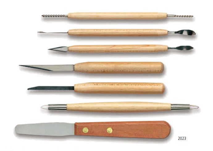 2023-Набір різальних інструментів для гончарства (7 шт, L =14-16 см)