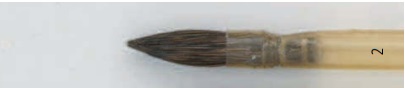26600-2 пензель короткий, тупий, №2
