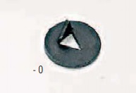 2918-0 Підставка для випалу , металева,  d-25 мм, L - 9 мм