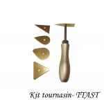 TTA-ST Набір з 5 титанових різців з ручкой