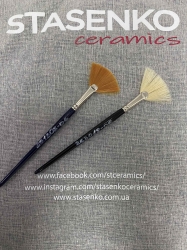 261308-06 - пензель-віяло з короткою ручкою 261308-06 - пензель-віяло з короткою ручкою